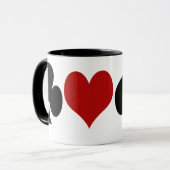 Spiel kardiert Tasse (Vorderseite Links)