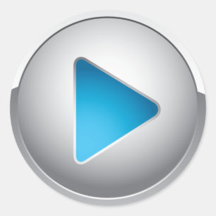 SPIEL-KNOPF RUNDER AUFKLEBER