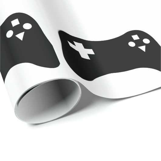 Spiel-Konsole Geschenkpapier (Rolleneckpunkt)