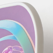 Spiel. Lachen. Gewinnen! - Minimal Kawaii Pickleba Pickleball Schläger (Linke Seite)