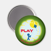 Spiel! Lass uns einen Drachen fliegen gehen! Magne Magnet (Vorderseite/Rückseite)