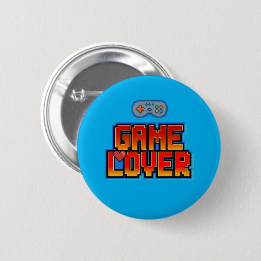 Spiel Liebhaber Button (Vorne & Hinten)