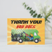 Spiel-LKW danken Ihnen Dankeskarte (Stehend Vorderseite)