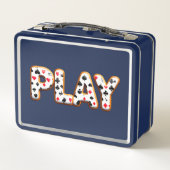 Spiel. Metall Brotdose (Rückseite)