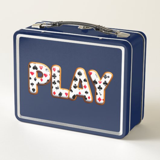 Spiel. Metall Brotdose (Rückseite)