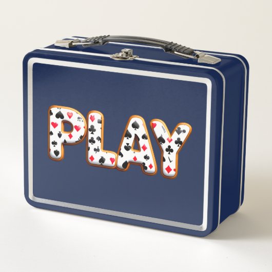 Spiel. Metall Brotdose (Vorderseite)