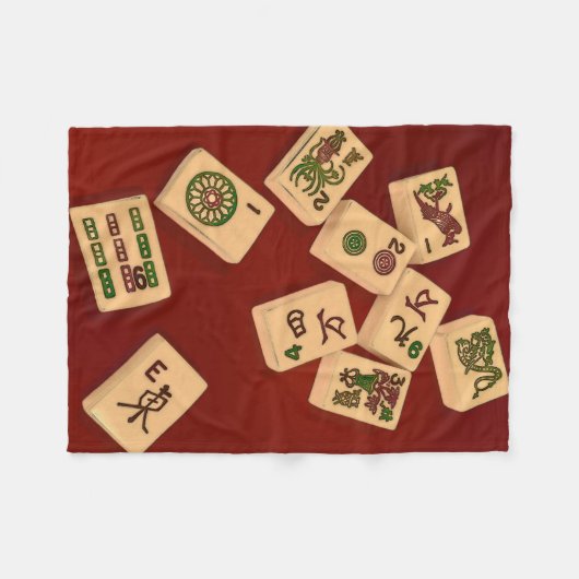 Spiel Milliamperestunde Jongg Fleecedecke (Vorderseite (Horizontal))