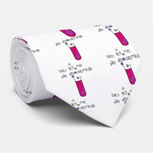 Spiel mit Chemikalien Krawatte (Gerollt)