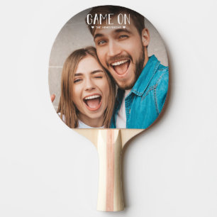 Spiel mit dem Foto der Familie Tischtennis Schläger