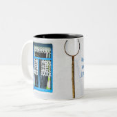 Spiel mit dem Lebenskit Zweifarbige Tasse (Vorderseite Links)