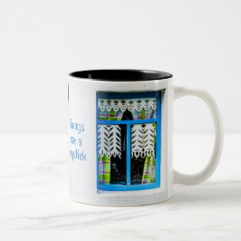 Spiel mit dem Lebenskit Zweifarbige Tasse