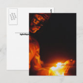 Spiel mit Feuer Postkarte (Vorne/Hinten)
