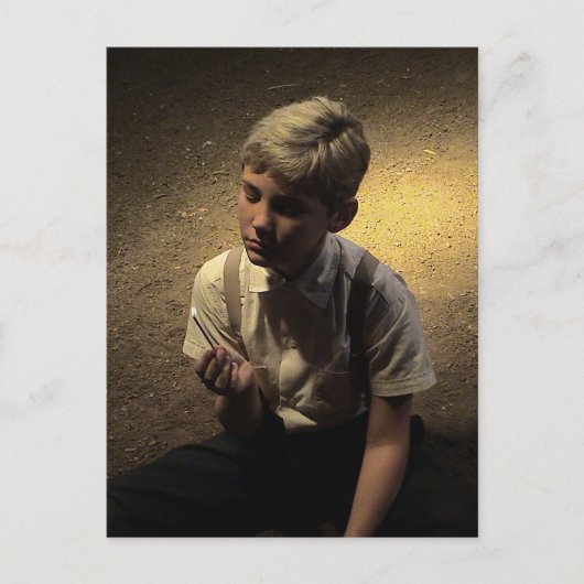 Spiel mit Feuer Postkarte (Vorderseite)