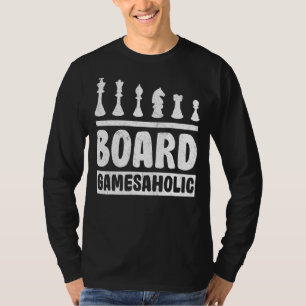 Spiel mit Gamesaholischen Schach-Player-Würfeln T-Shirt