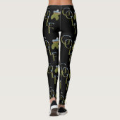 Spiel mit Golf-Logo mit Golfbild, Leggings (Rückseite)