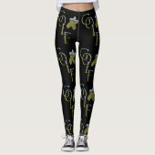 Spiel mit Golf-Logo mit Golfbild, Leggings (Vorderseite)