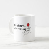 Spiel mit Ihrem Hund Kaffeetasse (Vorderseite Links)