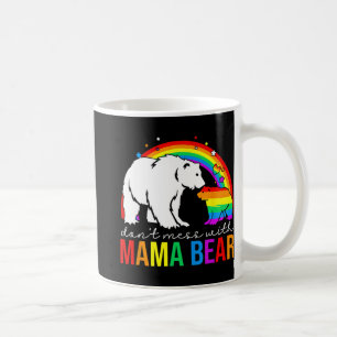 Spiel mit Mama Bär LGBT Stolz Lustige Mutter Mütte Kaffeetasse