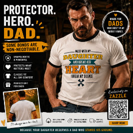 Spiel Mit Meiner Tochter, Brich Ihr Herz, Edgy Dad T-Shirt