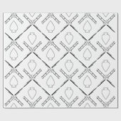 Spiel mit Messern V2 Geschenkpapier (Flach)