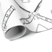 Spiel mit Messern V2 Geschenkpapier (Rolleneckpunkt)