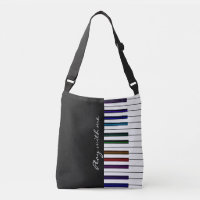 Spiel mit mir bunte Klavier-Tastatur-Musik-Tasche