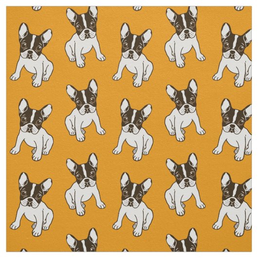 Spiel mit mir Frenchie Entwurf Stoff (Muster)