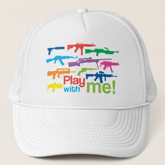 Spiel mit mir! -Kappe Truckerkappe (Vorderseite)