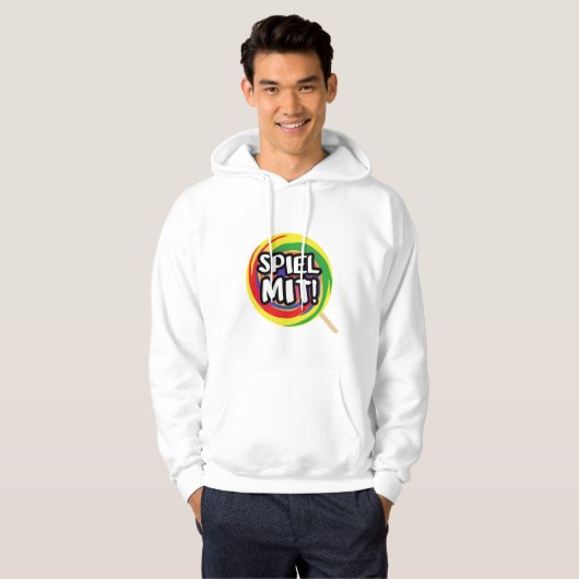 Spiel mit mir Kaputzenpulli Männer Hoodie (Vorne ganz)
