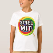 Spiel mit mir Logo T-Shirt Kinder (Vorderseite)
