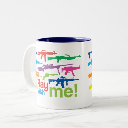 Spiel mit mir Tasse (Vorderseite Links)