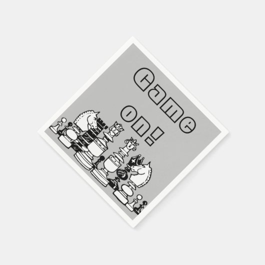 Spiel mit Napkins Serviette (Ecke)