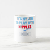 Spiel mit Nipples Funny Plumber Geschenk Pipefitte Kaffeetasse (Mittel)