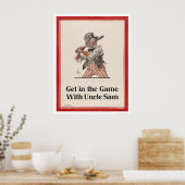 Spiel mit Onkel Sam Poster (Küche)
