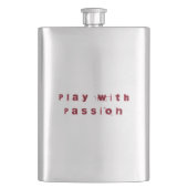 Spiel mit Passion Classic Flask Flachmann (Vorderseite)