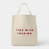 Spiel mit Passion Tote Bag Tragetasche (Rückseite)