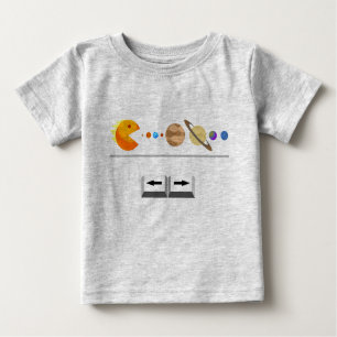 Spiel mit Planeten lustigem T - Shirt