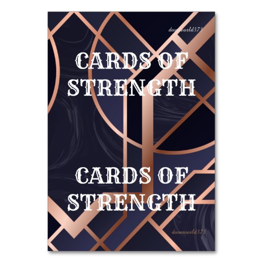 Spiel mit Scripting Cards Tischnummer (Vorderseite)