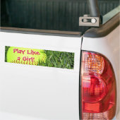Spiel mögen ein Mädchen Autoaufkleber (Auf Lkw)