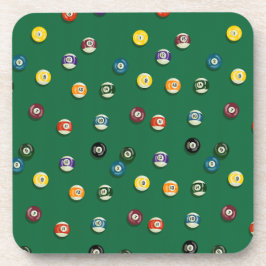 Spiel Nacht Billard Pool Tisch Poolhai Getränkeuntersetzer