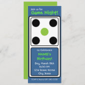 Spiel Nacht! Einladung (Vorne/Hinten)