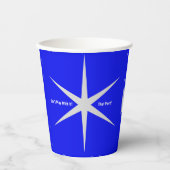 Spiel nicht damit, dieser Teil. Schwarz/Weiß-Samml Pappbecher (Vorderseite)