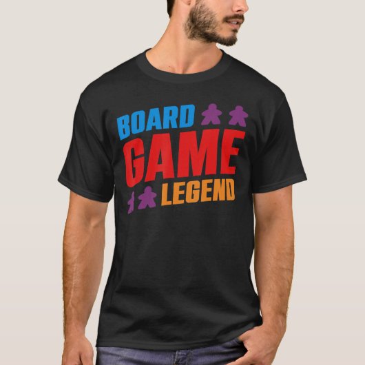 Spiel Night Board Legende T-Shirt (Vorderseite)