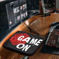 Spiel on | Fun Black & Red 20 Sided Die Gamer