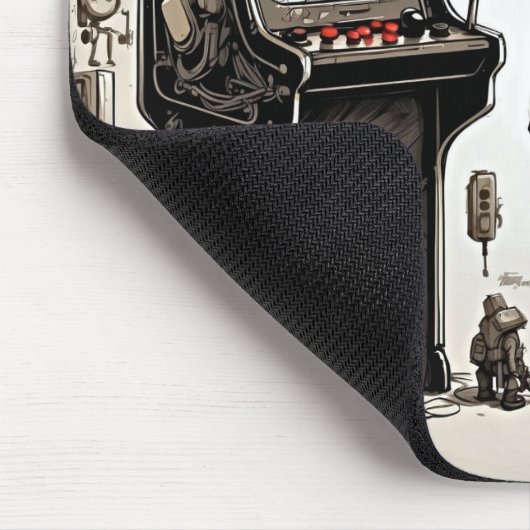 Spiel On: Klassischer Arcade Retro Mousepad (Ecke)