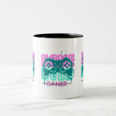 Spiel-Over - Gamer Zweifarbige Tasse (Mittel)