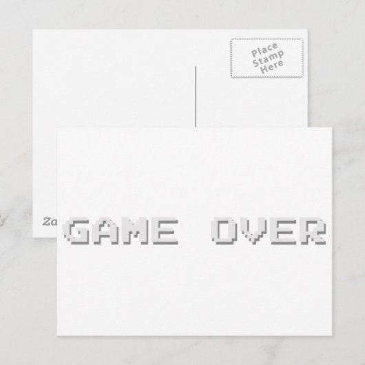 SPIEL OVER POSTKARTE (Vorne/Hinten)