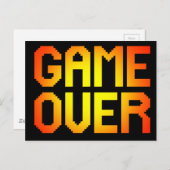 SPIEL OVER POSTKARTE (Vorne/Hinten)