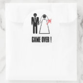 SPIEL OVER Wedding Sticker (Tasche)