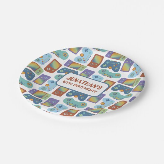 Spiel Pappteller (Schrägansicht)